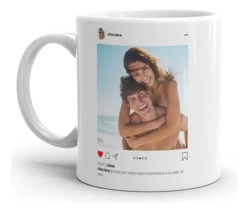 Tazas pareja personalizadas | Instagram