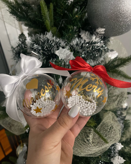 Esfera Navideña Personalizada