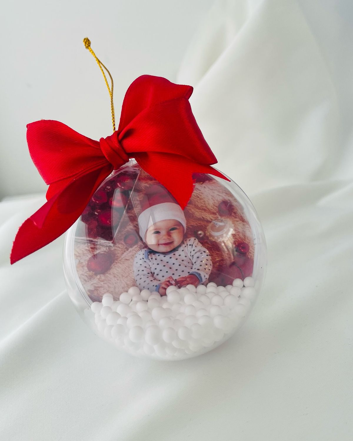 Esfera Navideña Personalizada