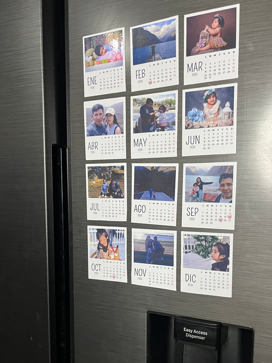 Calendario imantado Personalizado 2026